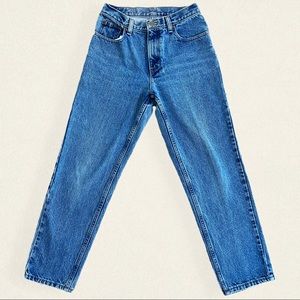 High Rise L.L. Bean Jeans Double L Classic Light Denim Size 6 Petite